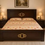 Double bed / bed set / wooden bed / bed / Furniture / king size bed