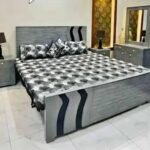 Double bed / bed set / wooden bed / bed / Furniture / king size bed