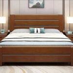 Double bed / bed set / wooden bed / bed / Furniture / king size bed