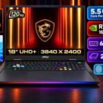 MSI Stealth A18, AMD Ryzen 9, RTX 5080, 64GB/2TB, 18″ 4k UHD mini LED in Islamabad