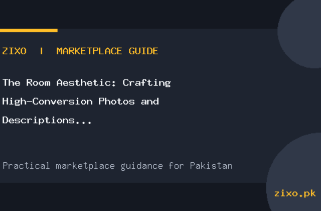 The Room Aesthetic: Crafting High-Conversion Photos and Descriptions for Used Furniture in Pakistan